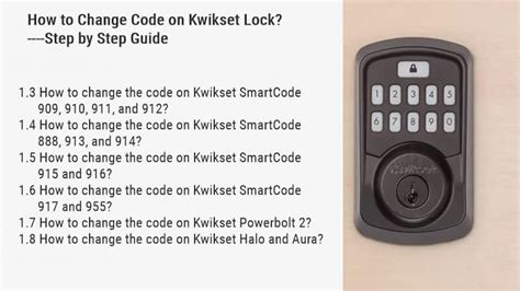 How to change door code kwikset. Things To Know About How to change door code kwikset. 